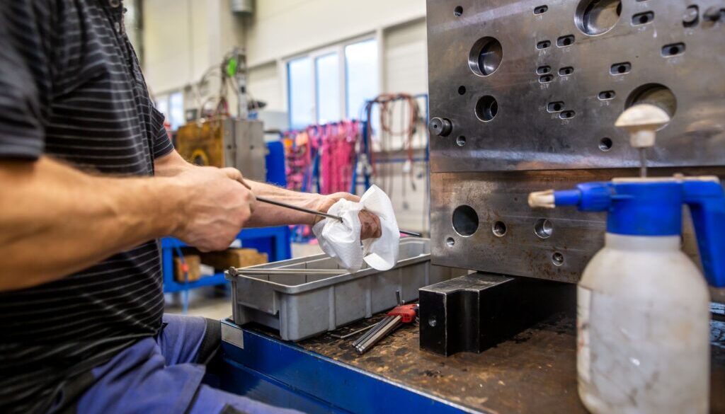 mold-maintenance-on-injection-molding-machine